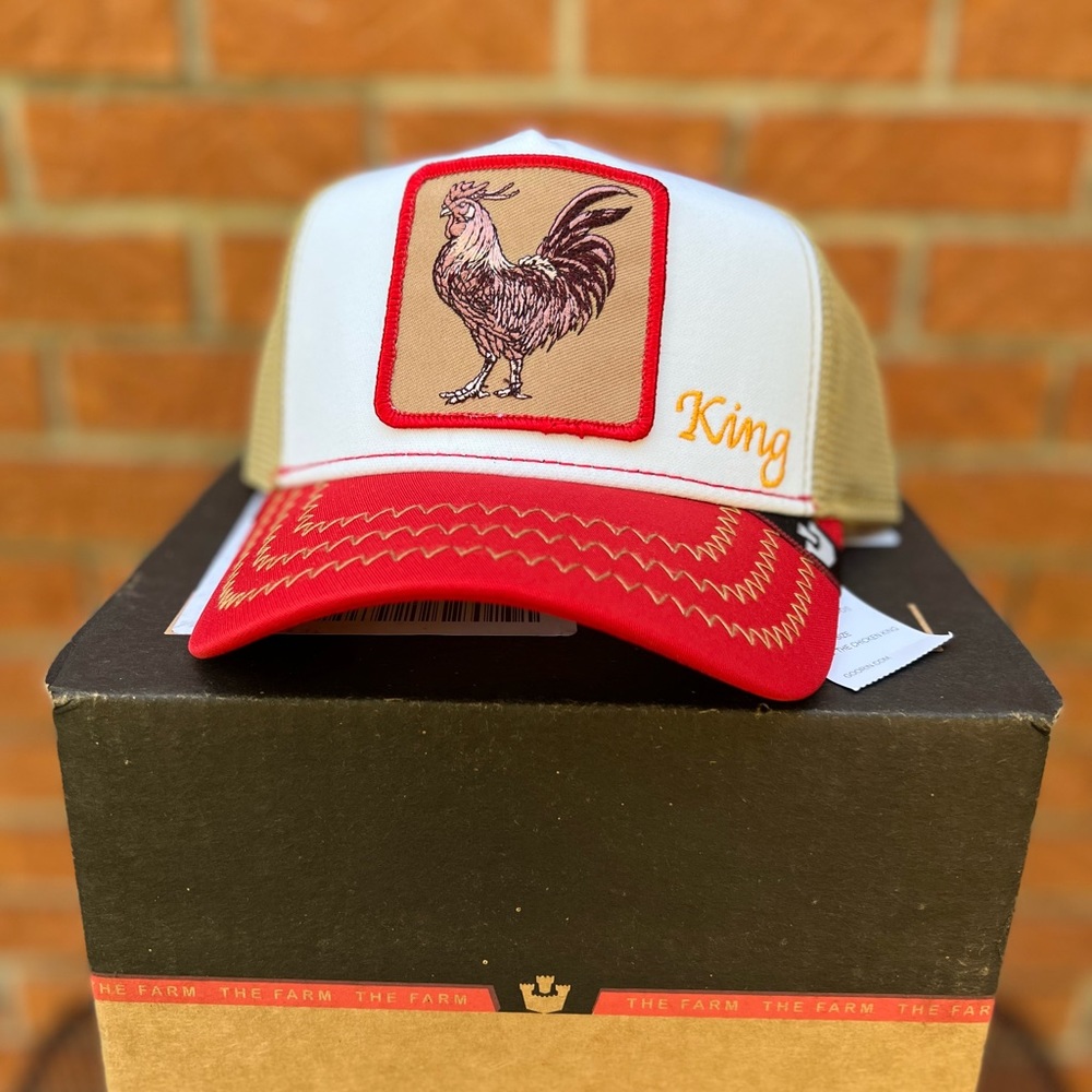 Goorin Bros Trucker hat limited-edition King chicken